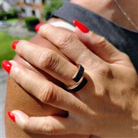 Vicenza - Piazzetta Palladio 2 - Ring Pesavento Woman Polvere Di Sogni in Silver WPLVA2380/M - WPLVA2380/M